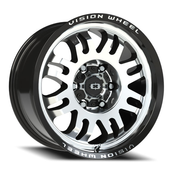 17x9 Vision 409 Inferno Black Wheel 6x135 ET12 CB87.1