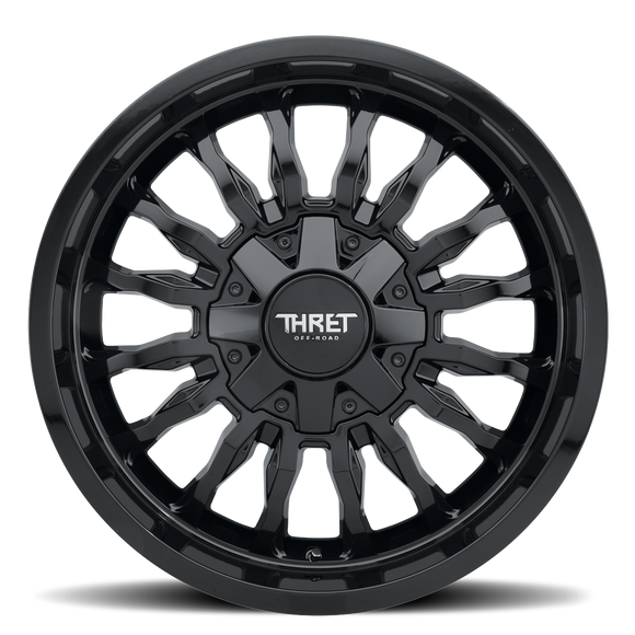 18x9 Thret Offroad Gamma-808 Gloss Black Wheel 8x165.1 ET0 CB125.2