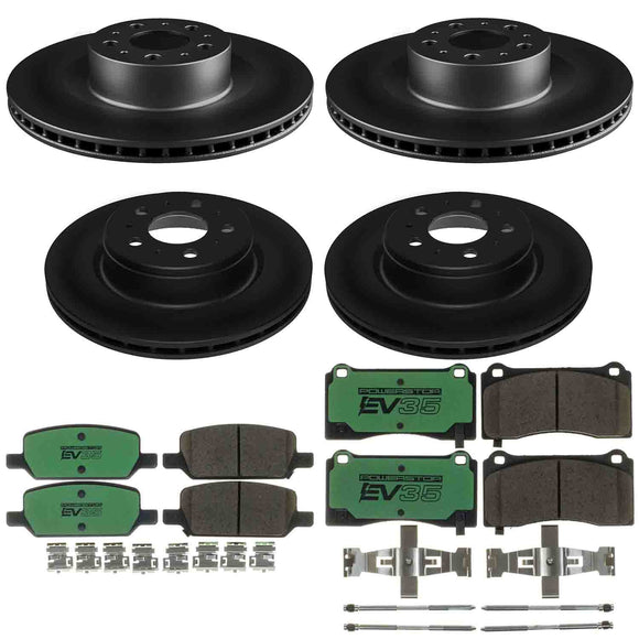 PowerStop E35 Electric Vehicle Pad and Rotor Kit