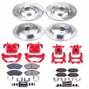 PowerStop Z23 Daily Driver Carbon-Fiber Ceramic Pads Drilled & Slotted Rotor & C