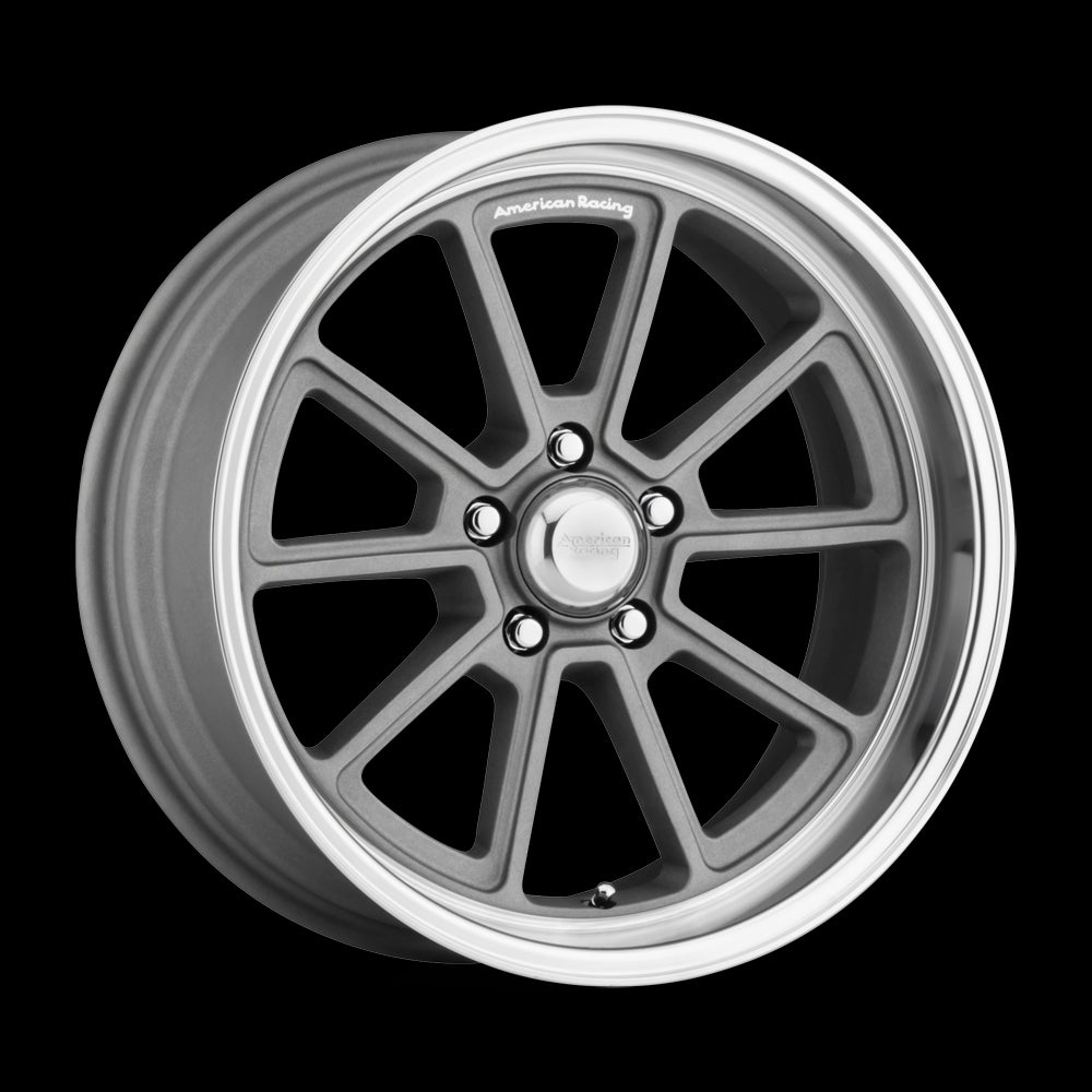 18X10 American Racing Draft Silver With Cut Lip Wheel/Rim 5x120.65 ET0