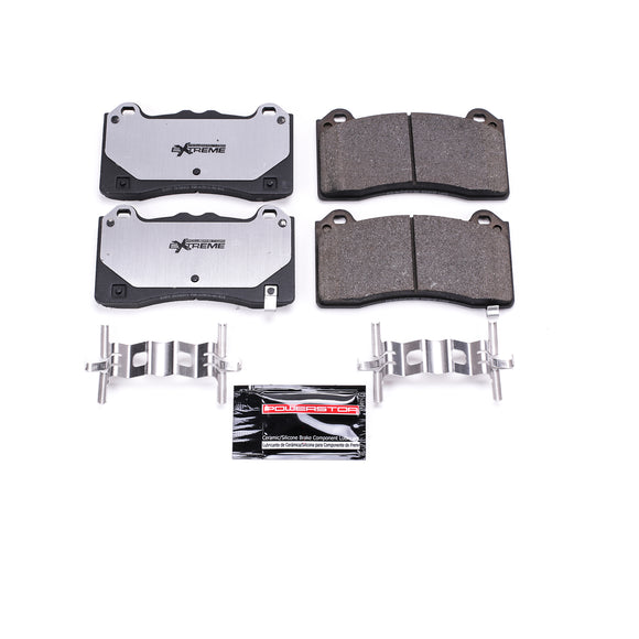PowerStop Z26 Street Performance Carbon-Fiber Ceramic Brake Pads With Hardware
