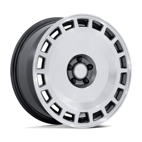 19x10.5 Rotiform RC213 ZBF Anthracite With Machined Face 5x112 ET35 Wheel