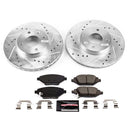PowerStop Z23 Daily Driver Carbon-Fiber Ceramic Brake Pad and Drilled & Slotted