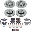 PowerStop OE Stock Replacement Low-Dust Ceramic Brake Pad and Rotor Kit
