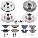 PowerStop OE Stock Replacement Low-Dust Ceramic Brake Pad and Rotor Kit