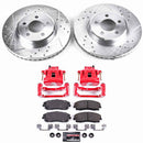 PowerStop Z23 Daily Driver Carbon-Fiber Ceramic Pads Drilled & Slotted Rotor & C