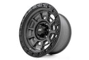 Rough Country 85 Series Gunmetal Black 17x9 8x165.1 8x6.5 ET0 Wheel Rim