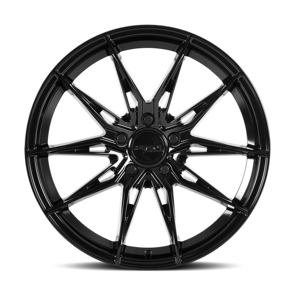 20x8.5 Katana KR10 Gloss Black 5x114.3 ET40 CB73.1 Wheel