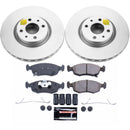 PowerStop Genuine Geomet Coated Rotor and Carbon-Fiber Ceramic Brake Pad Kit