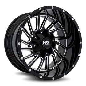 20x12 Hardrock Overdrive Gloss Black Milled 5x139.7/150 ET-51 wheel/rim - 0