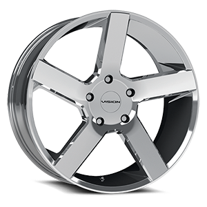 20x9 Vision 472 Switchback Chrome Wheel 6x120 ET30 CB66.9