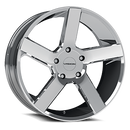 20x9 Vision 472 Switchback Chrome Wheel 6x120 ET30 CB66.9