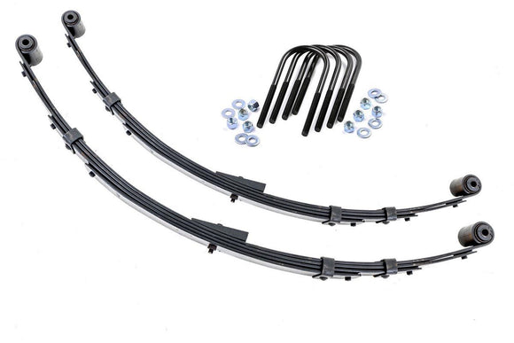 Rough Country Rear Leaf Springs 4" Lift Pair For Jeep Wrangler YJ 4WD 87-95