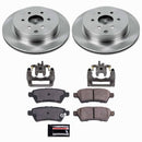 PowerStop OE Stock Replacement Low-Dust Ceramic Brake Pad, Rotor and Caliper Kit