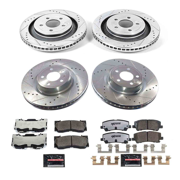 PowerStop Z26 Street Performance Ceramic Brake Pad and Drilled & Slotted Rotor K
