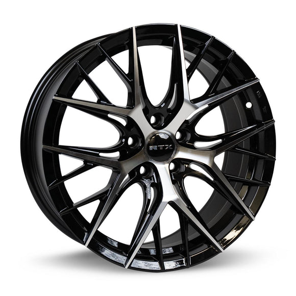 18x8 RTX Valkyrie Gloss Black Machined 5x112 ET38 wheel/rim