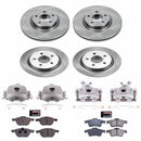 PowerStop OE Stock Replacement Low-Dust Ceramic Brake Pad, Rotor and Caliper Kit