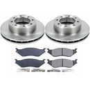 PowerStop OE Stock Replacement Low-Dust Ceramic Brake Pad and Rotor Kit
