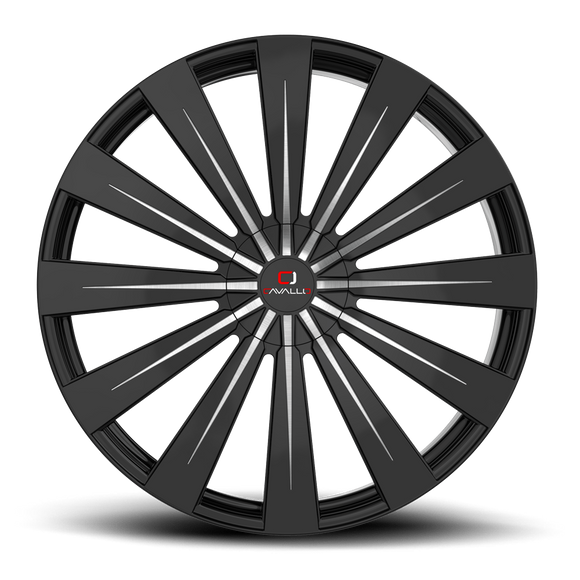 22x8.5 Cavallo CLV-49 Gloss Black Machined 5x114.3/120 ET38 wheel/rim