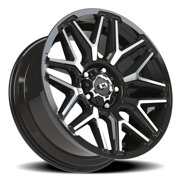 20X9 Vision 305 Rekluse Gloss Black Machined Face Wheel 5x150 ET12 CB110