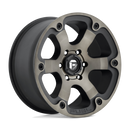 20x9 Fuel Off-Road D564 Beast Matte Black Double Dark Tint 6x114.3 ET25 Wheel