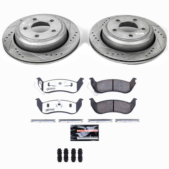 PowerStop Z26 Street Performance Ceramic Brake Pad and Drilled & Slotted Rotor K
