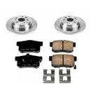 PowerStop OE Stock Replacement Low-Dust Ceramic Brake Pad and Rotor Kit
