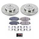 PowerStop OE Stock Replacement Low-Dust Ceramic Brake Pad and Rotor Kit