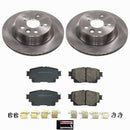 OE Stock Replacement Low-Dust Ceramic Brake Pad and Rotor Kit
