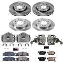 PowerStop OE Stock Replacement Low-Dust Ceramic Brake Pad, Rotor and Caliper Kit