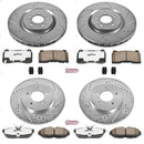 PowerStop Z26 Street Performance Ceramic Brake Pad and Drilled & Slotted Rotor K