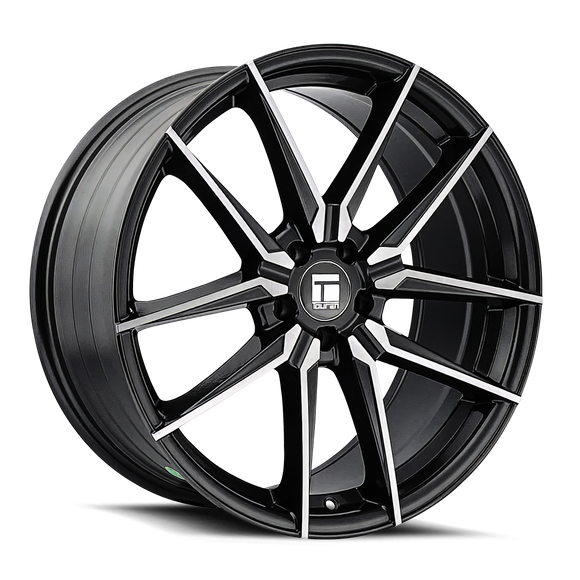 20x9 Touren TR94 Brushed With Dark Graphite Window 5x120 ET35 CB72.56 Wheel Rim