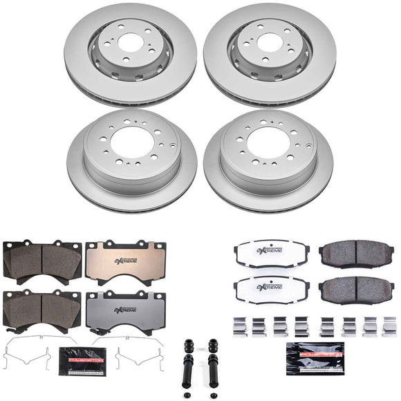 Z36 Truck & Tow Premium Carbon-Fiber Ceramic Brake Pad and Fully Coated Rotor Ki