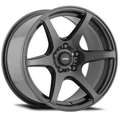 17x8 Konig Tandem Gloss Graphite 5x120 ET35 Wheel Rim