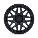 17x9 Fuel Off-Road FC881 Surge Matte Black Gloss Black Lip 5x127 ET1 Wheel