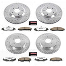 PowerStop Z26 Street Performance Ceramic Brake Pad and Drilled & Slotted Rotor K