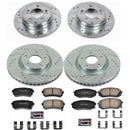PowerStop Z23 Daily Driver Carbon-Fiber Ceramic Brake Pad and Drilled & Slotted