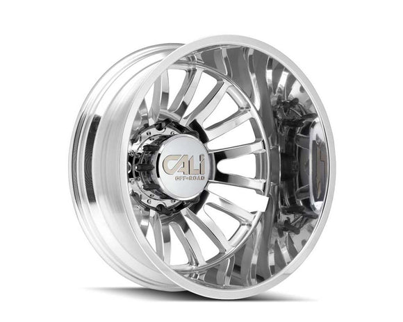 20x8.25 Cali Off-Road Summit Dually Polished/Milled  8x170 ET-232 wheel/rim