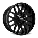 22x10 Hardrock Commander Gloss Black 6x135/139.7 ET-25 wheel/rim-1