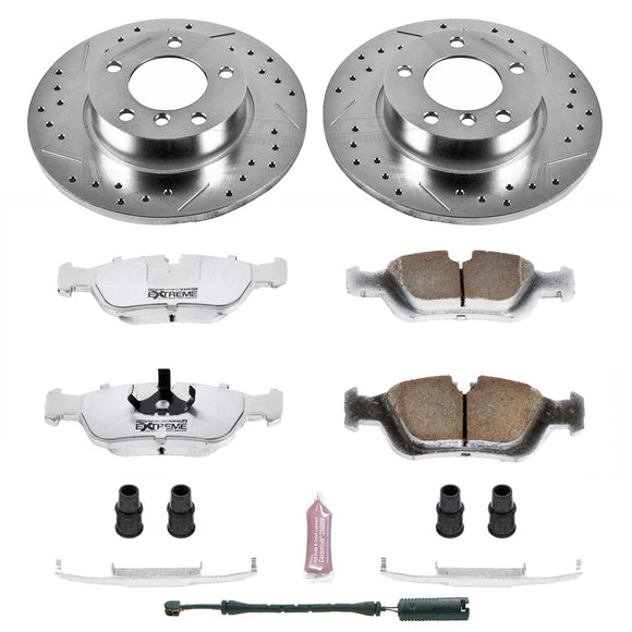 PowerStop Z26 Street Performance Ceramic Brake Pad and Drilled & Slotted Rotor K