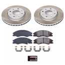 PowerStop Semi-Coated Rotor and Low-Dust Ceramic Brake Pad Kit
