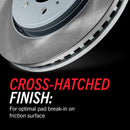 PowerStop Semi-Coated Rotor and Low-Dust Ceramic Brake Pad Kit
