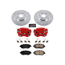 PowerStop Z23 Daily Driver Carbon-Fiber Ceramic Pads Drilled & Slotted Rotor & C