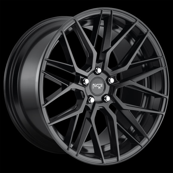 20X10.5 Niche M190 GAMMA Matte Black 5X112 ET40 wheel/rim