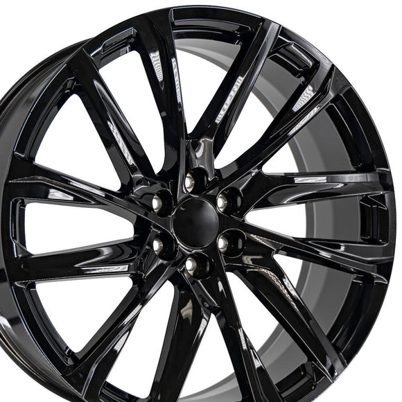 26" Replica Wheel CA90 Fits Cadillac Escalade 26x10 Black Wheel