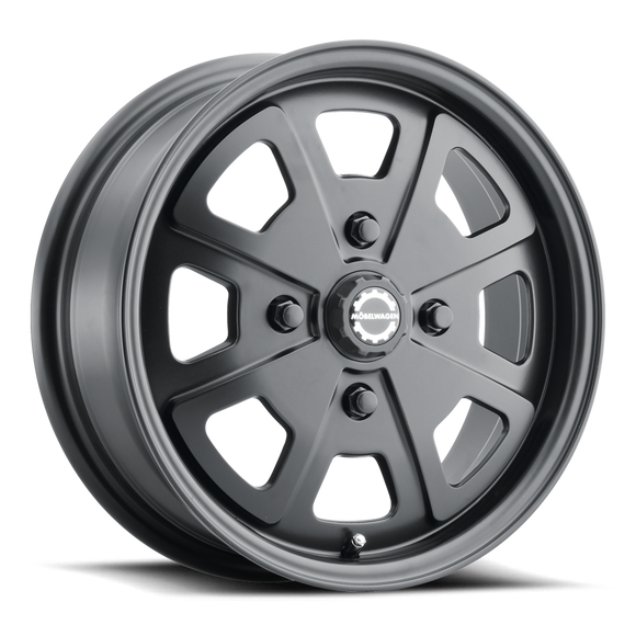 15x5.5 Mobelwagen MW-730B Black 4x130 ET35 Wheel Rim