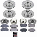 PowerStop OE Stock Replacement Low-Dust Ceramic Brake Pad, Rotor and Caliper Kit