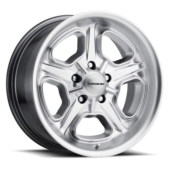20x8.5 Vision 147 Daytona Hyper Silver Wheel 5x115 ET10 CB83