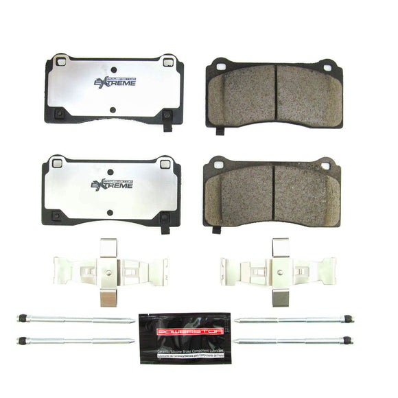 PowerStop Z26 Street Performance Carbon-Fiber Ceramic Brake Pads With Hardware